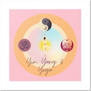 Yin, Yang and Yoga Posters and Art